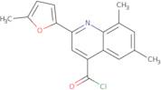 6,8-Dimethyl-2-(5-methyl-2-furyl)quinoline-4-carbonyl chloride