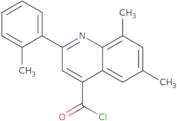 6,8-Dimethyl-2-(2-methylphenyl)quinoline-4-carbonyl chloride