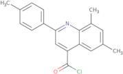 6,8-Dimethyl-2-(4-methylphenyl)quinoline-4-carbonyl chloride