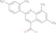 2-(2,4-Dimethylphenyl)-6,8-dimethylquinoline-4-carbonyl chloride