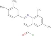 2-(3,4-Dimethylphenyl)-6,8-dimethylquinoline-4-carbonyl chloride