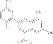 2-(2,5-Dimethylphenyl)-6,8-dimethylquinoline-4-carbonyl chloride