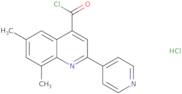 6,8-Dimethyl-2-pyridin-4-ylquinoline-4-carbonyl chloride hydrochloride