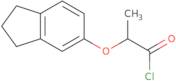 2-(2,3-Dihydro-1H-inden-5-yloxy)propanoyl chloride