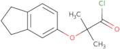 2-(2,3-Dihydro-1H-inden-5-yloxy)-2-methylpropanoyl chloride