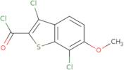 3,7-Dichloro-6-methoxy-1-benzothiophene-2-carbonyl chloride