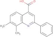 7,8-Dimethyl-2-phenylquinoline-4-carboxylic acid