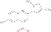 2-(2,5-Dimethyl-3-thienyl)-6-methylquinoline-4-carboxylic acid