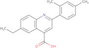 2-(2,4-Dimethylphenyl)-6-ethylquinoline-4-carboxylic acid