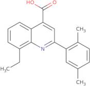 2-(2,5-Dimethylphenyl)-8-ethylquinoline-4-carboxylic acid