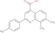 7,8-Dimethyl-2-(4-methylphenyl)quinoline-4-carboxylic acid