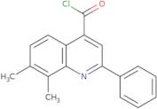 7,8-Dimethyl-2-phenylquinoline-4-carbonyl chloride