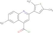 2-(2,5-Dimethyl-3-thienyl)-6-methylquinoline-4-carbonyl chloride