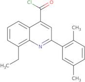 2-(2,5-Dimethylphenyl)-8-ethylquinoline-4-carbonyl chloride