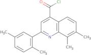 2-(2,5-Dimethylphenyl)-7,8-dimethylquinoline-4-carbonyl chloride