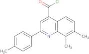 7,8-Dimethyl-2-(4-methylphenyl)quinoline-4-carbonyl chloride