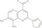 7,8-Dimethyl-2-(2-thienyl)quinoline-4-carbonyl chloride