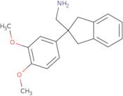{[2-(3,4-Dimethoxyphenyl)-2,3-dihydro-1H-inden-2-yl]methyl}amine