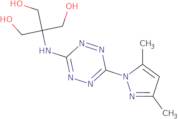 2-{[6-(3,5-Dimethyl-1H-pyrazol-1-yl)-1,2,4,5-tetrazin-3-yl]amino}-2-(hydroxymethyl)propane-1,3-diol