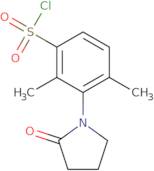 2,4-Dimethyl-3-(2-oxopyrrolidin-1-yl)benzenesulfonyl chloride