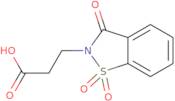 3-(1,1-Dioxido-3-oxo-1,2-benzisothiazol-2(3H)-yl)propanoic acid