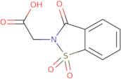 (1,1-Dioxido-3-oxo-1,2-benzisothiazol-2(3H)-yl)acetic acid