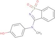 4-[(1,1-Dioxido-1,2-benzisothiazol-3-yl)(methyl)amino]phenol