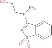 2-[1-(1,1-Dioxido-1,2-benzisothiazol-3-yl)hydrazino]ethanol