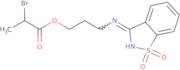 3-[(1,1-Dioxido-1,2-benzisothiazol-3-yl)amino]propyl 2-bromopropanoate