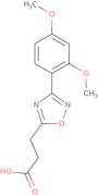 3-[3-(2,4-Dimethoxyphenyl)-1,2,4-oxadiazol-5-yl]propanoic acid