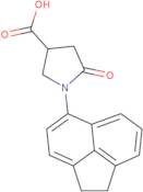 1-(1,2-Dihydroacenaphthylen-5-yl)-5-oxopyrrolidine-3-carboxylic acid
