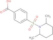 4-[(2,6-Dimethylpiperidin-1-yl)sulfonyl]benzoic acid