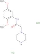 N-(2,5-Dimethoxyphenyl)-2-piperazin-1-ylacetamide dihydrochloride