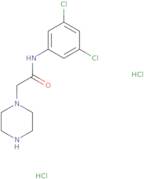 N-(3,5-Dichlorophenyl)-2-piperazin-1-ylacetamide dihydrochloride