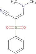 (2E)-3-(Dimethylamino)-2-(phenylsulfonyl)acrylonitrile