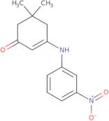 5,5-Dimethyl-3-[(3-nitrophenyl)amino]cyclohex-2-en-1-one