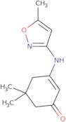 5,5-Dimethyl-3-[(5-methylisoxazol-3-yl)amino]cyclohex-2-en-1-one