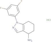 1-(3,5-Difluorophenyl)-4,5,6,7-tetrahydro-1H-indazol-4-amine hydrochloride