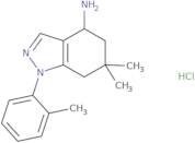 6,6-Dimethyl-1-(2-methylphenyl)-4,5,6,7-tetrahydro-1H-indazol-4-amine hydrochloride