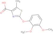 2-(2,3-Dimethoxyphenoxy)-5-methyl-1,3-thiazole-4-carboxylic acid