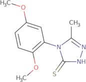 4-(2,5-Dimethoxyphenyl)-5-methyl-4H-1,2,4-triazole-3-thiol