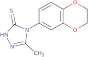 4-(2,3-Dihydro-1,4-benzodioxin-6-yl)-5-methyl-4H-1,2,4-triazole-3-thiol