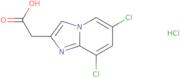 (6,8-Dichloroimidazo[1,2-a]pyridin-2-yl)acetic acid hydrochloride