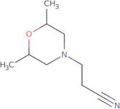 3-(2,6-Dimethylmorpholin-4-yl)propanenitrile