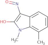 (3Z)-1,7-Dimethyl-1H-indole-2,3-dione 3-oxime
