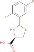 (4R)-2-(2,5-Difluorophenyl)-1,3-thiazolidine-4-carboxylic acid