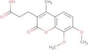 3-(7,8-Dimethoxy-4-methyl-2-oxo-2H-chromen-3-yl)propanoic acid