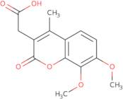 (7,8-Dimethoxy-4-methyl-2-oxo-2H-chromen-3-yl)acetic acid