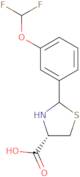 (4S)-2-[3-(Difluoromethoxy)phenyl]-1,3-thiazolidine-4-carboxylic acid