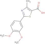 2-(3,4-Dimethoxyphenyl)-4-methyl-1,3-thiazole-5-carboxylic acid